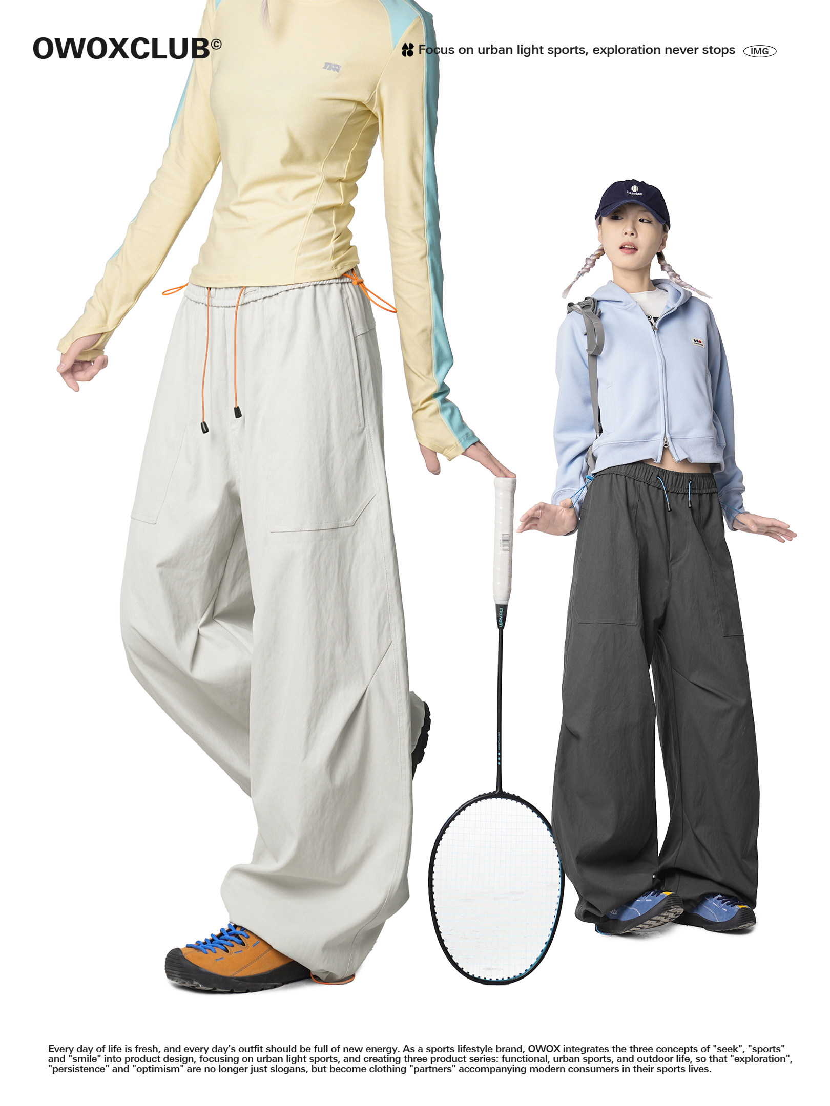 Owox Outdoor Sports Hiking and Mountaineering Jogger Cargo Pants 2025 New American Style Straight Loose Casual Pants