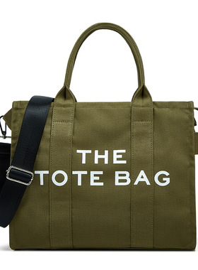 THE TOTE BAG新款日系帆布手提包托特包简约斜挎包大容量单肩
