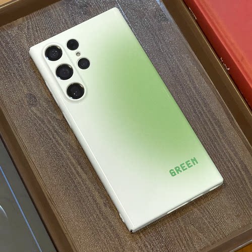 GREEN适用三星s23ultra手机壳菲林全包边s25ultra/s24+硬壳s21/s22/s21u/note20ultra/A54/A53个性保护套