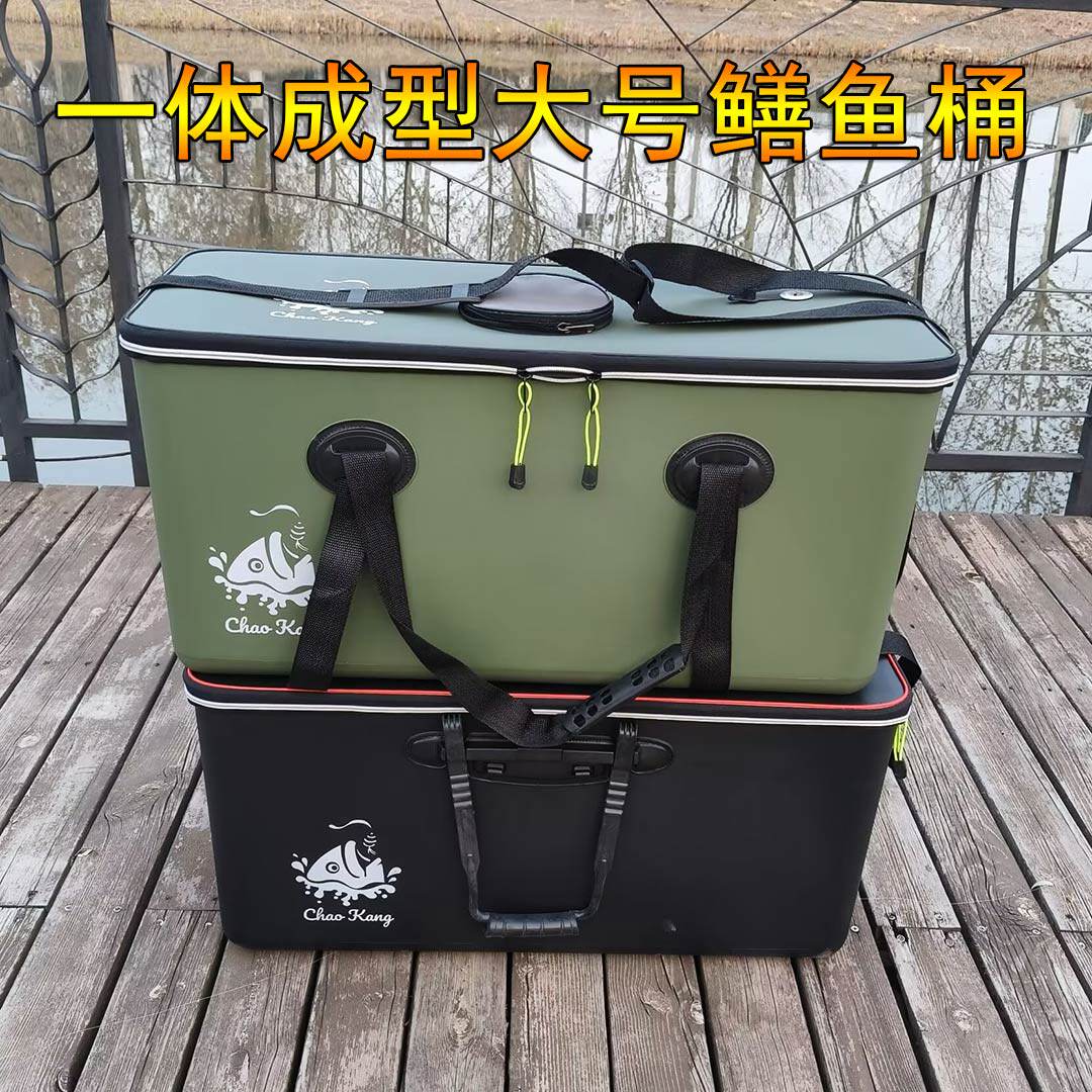 加厚特大号装鱼桶养黄鳝引条大物活鱼桶一体成型鳝鱼桶巨物运输箱