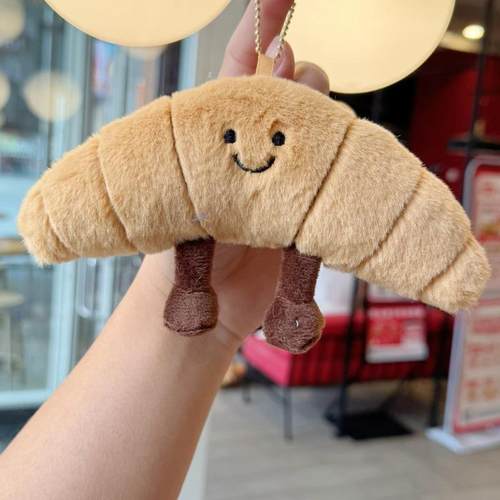 披萨可爱椒盐卷包包挂件