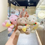 Плюшевая подвеска, кукла, плюшевый мультяшный брелок, игрушка, с медвежатами