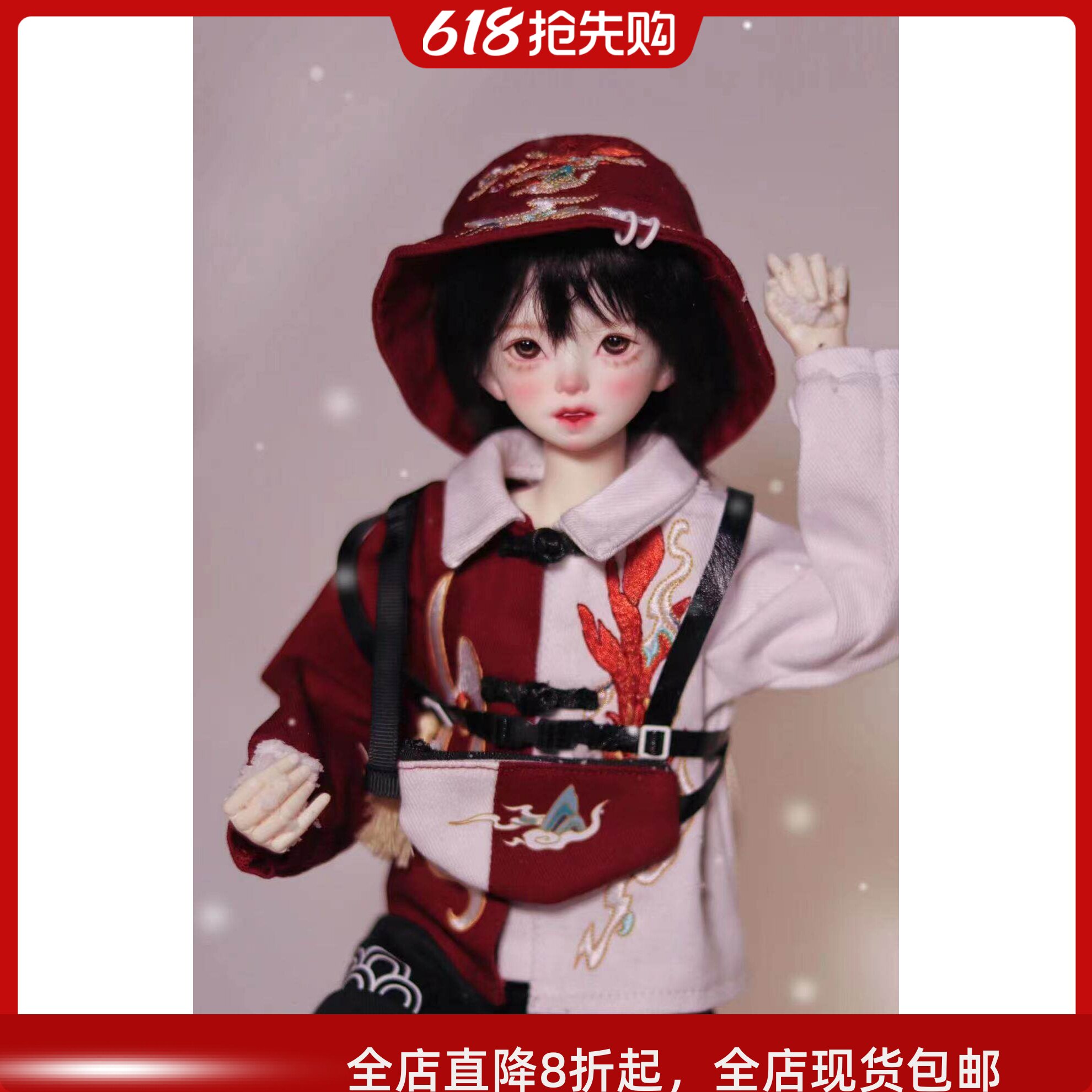 茶茶自制4分6分小锦鲤娃衣现货