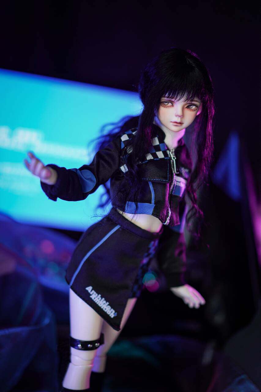 BJD4分赛车服娃衣套装