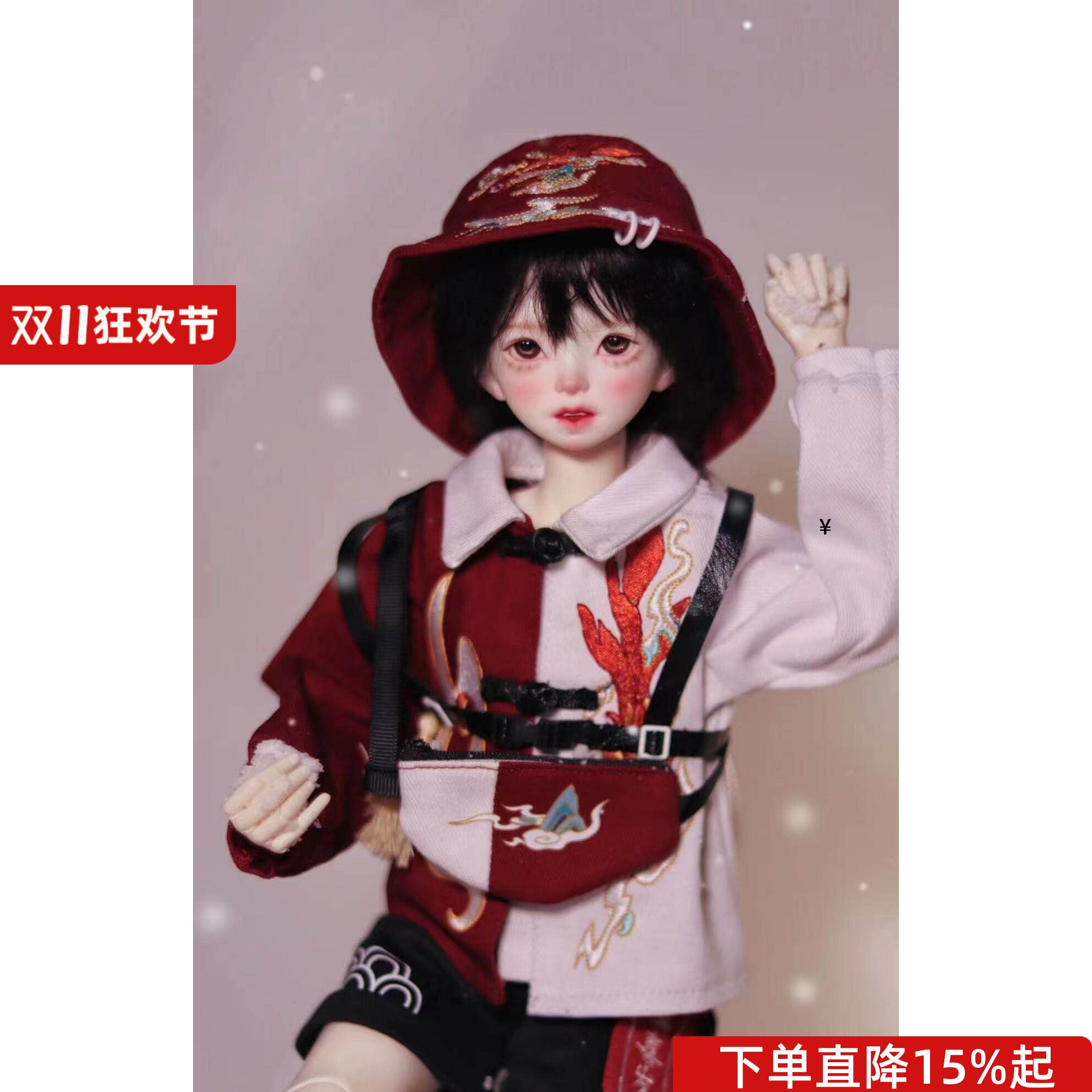 茶茶自制4分6分小锦鲤娃衣现货