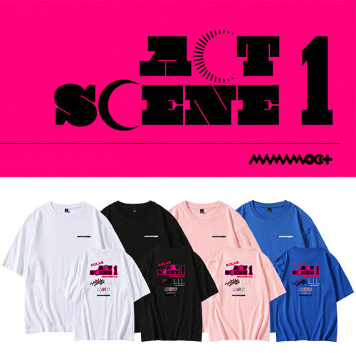 MAMAMOO+金容仙颂乐文星伊玟星专ACT1SCENE1周边同款短袖t体恤