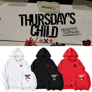 TXT崔然竣秀彬范奎姜泰贤休宁凯同款卫衣打歌服加绒薄款春秋冬