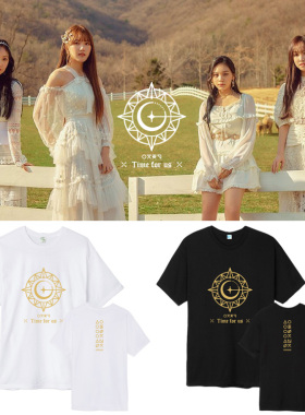 GFriend组合专周边衣服同款短袖T恤男女打歌服宽松纯棉打底衫男女