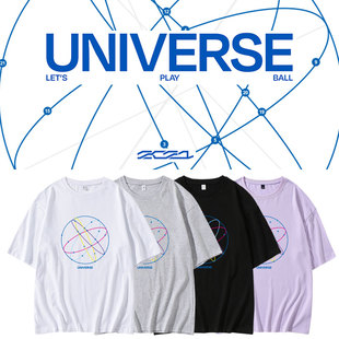 NctDream周边应援印花衣服同款短袖T恤宽松纯棉落肩袖男女装上衣