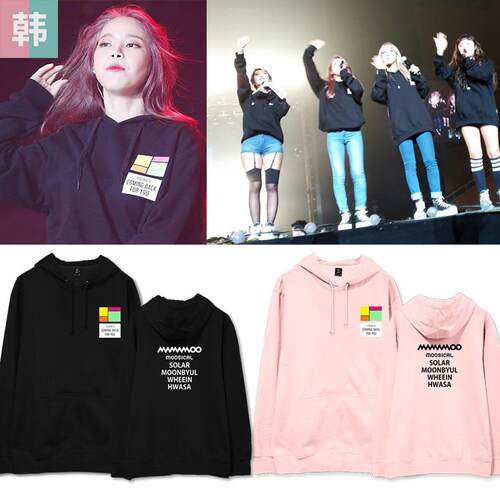 mamamoo演唱会金容仙人连帽卫衣