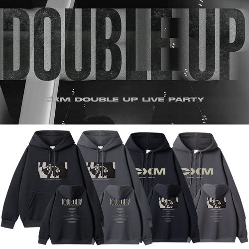 SEVENTEEN崔胜哲金珉奎CxM演唱会DoubleUp周边同款卫衣服帽衫外套