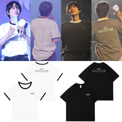 SuperJunior曺圭贤十周年亚巡演唱会COLORS周边同款短袖T恤上衣服