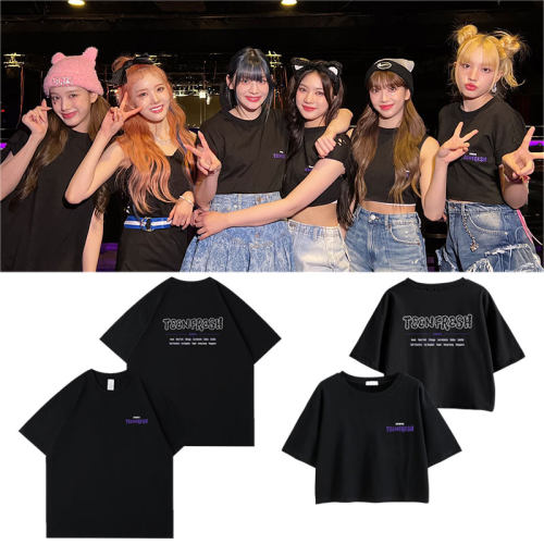 STAYC2023TEENFRESH世巡演唱会周边同款短袖T体恤印花打底上衣服