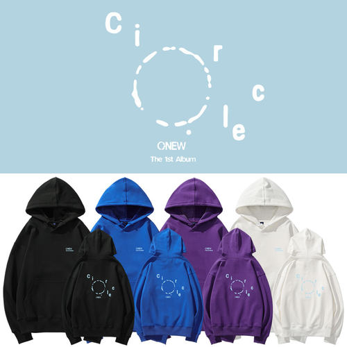 SHINee温流ONEW专circle周边同款卫衣打歌服加绒薄套头秋冬男女