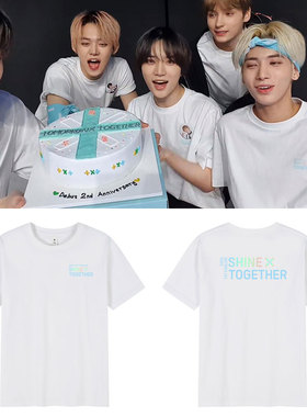 TXT崔然竣秀彬范奎姜泰贤休宁凯演唱会周边同款短袖T恤