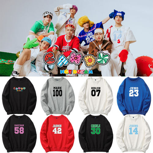 nctdream梦队专Candy周边罗渽民钟辰乐朴志晟楷灿同款圆领卫衣