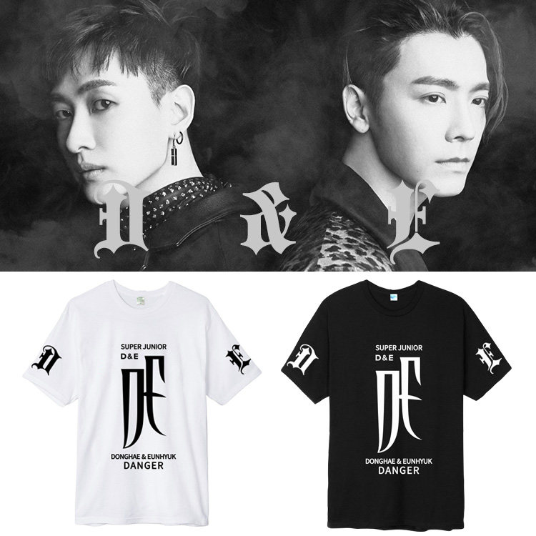 SuperJunior D&E演唱会应援周边李东海赫宰银赫衣服同款短袖T体恤
