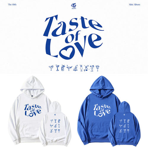 twice组合专TasteOfLove周边印花同款卫衣套头连帽衫秋冬