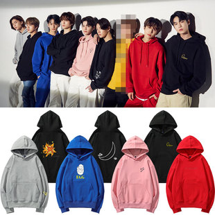 NCT127李泰容马克楷灿英浩金廷祐道英郑在玹慢酸同款 卫衣服秋冬季