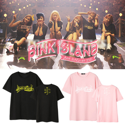 apink衣服演唱会周边朴初珑郑恩地同款t恤男女夏短袖