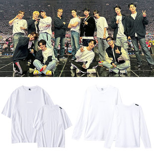 SEVENTEEN2023FM演唱会崔胜澈尹净汉权顺荣李知勋同款短袖T恤衣服