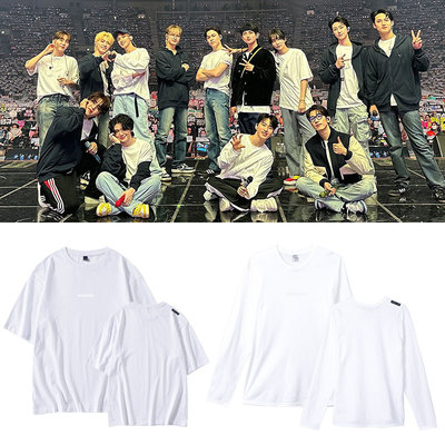 SEVENTEEN2023FM演唱会崔胜澈尹净汉权顺荣李知勋同款短袖T恤衣服