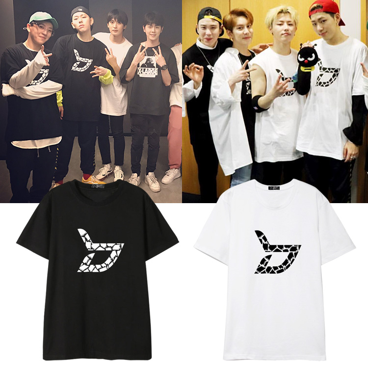 block b组合演唱会周边衣服zico禹智皓同款短袖t恤