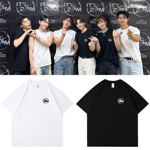 2pm2023十五周年演唱会周边张祐荣尼坤金峻秀同款短袖T体恤上衣服