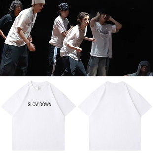 CORTIS舞蹈练习马丁赵雨凡金主训严成玹安乾镐同款短袖T恤印花棉