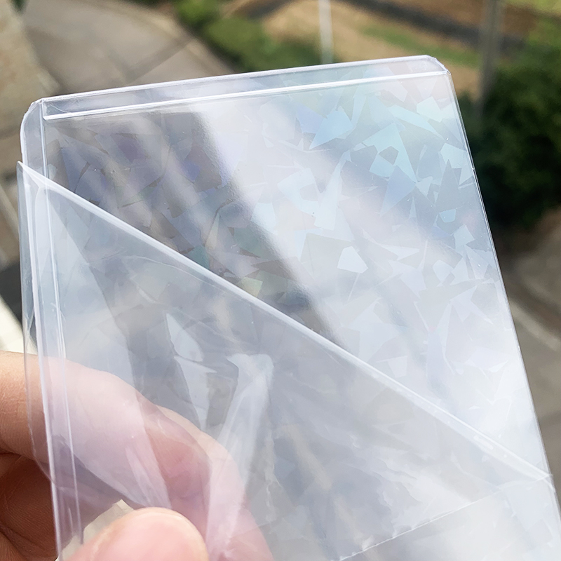 B8明星卡片拍立得照片保护套透明覆膜硬胶套咕奥特曼专辑小卡卡套