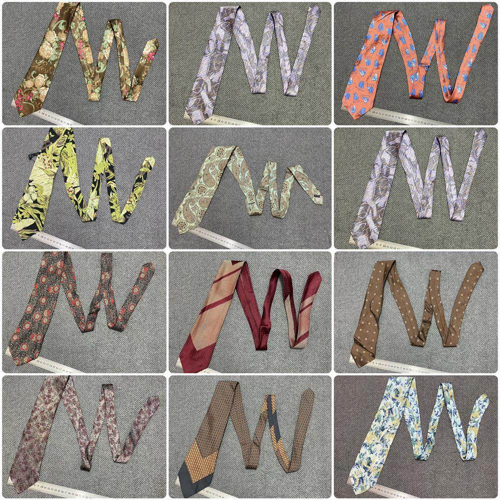 vintage古着真丝英伦风商务领带