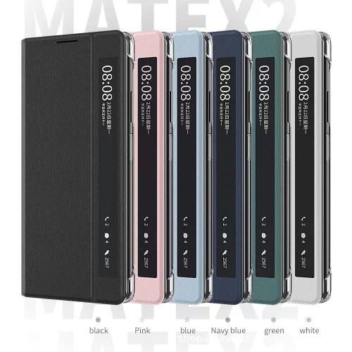 适用荣耀Magic Vs2商务手机壳智能保护套华为MATE X2免翻盖接听套