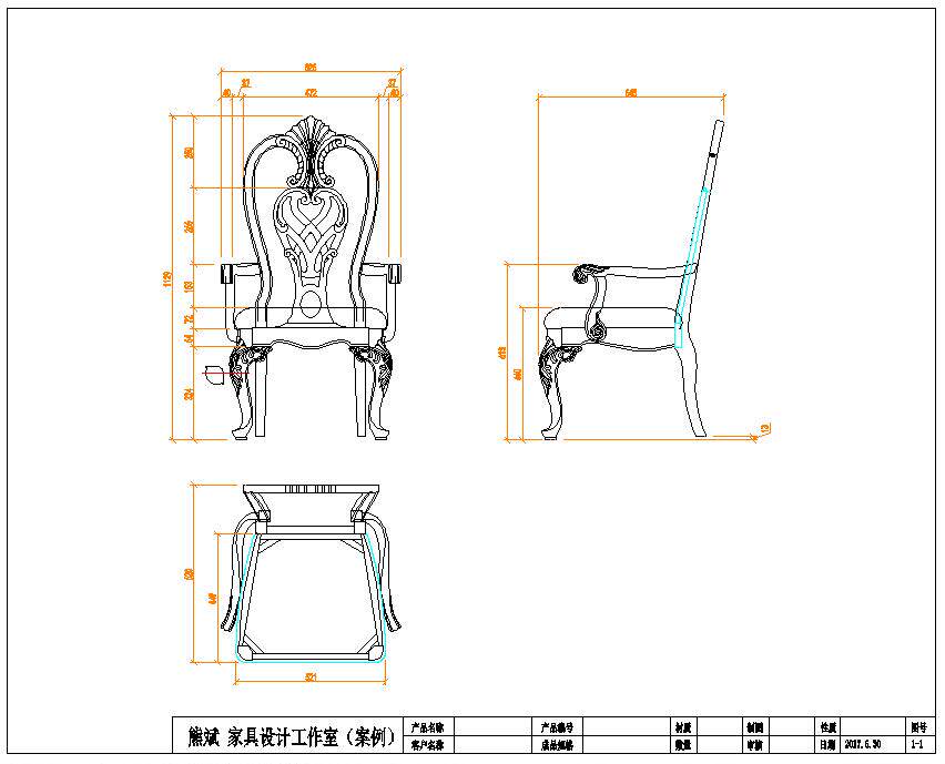 cad家具三视图/家具深化图/cad家具制图/cad家具结构图/家具cad图