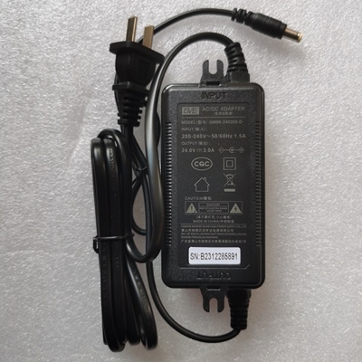 GVE冠宇达24V3A电源适配器GM66-240300-D净水机纯水机水泵灯供电
