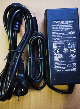 TEK全新原装24V 2.5A四针带电源指示灯SW60-24002500-W适配器