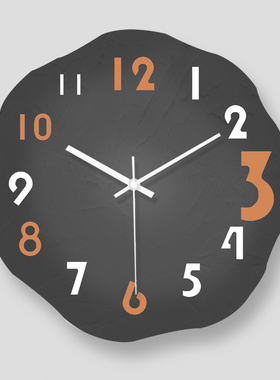 2025新款钟表挂钟客厅现代简约创意网红时尚家用时钟挂墙抽象艺术