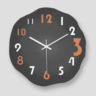 2025新款钟表挂钟客厅现代简约创意网红时尚家用时钟挂墙抽象艺术