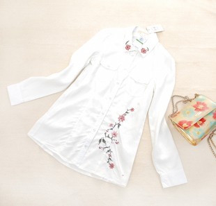 十字绣棉衬衫 Kor 独jia美国单Mich