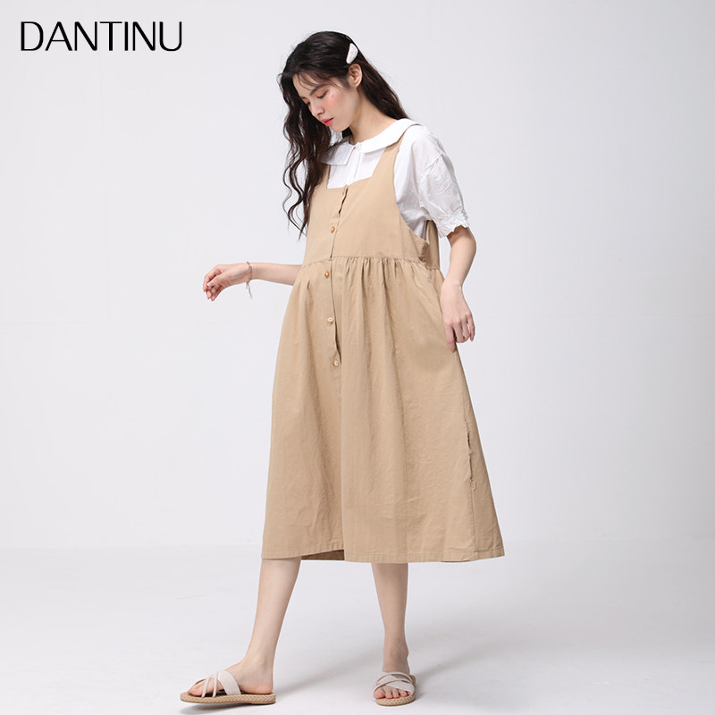 孕妇背带裙春夏夏装裙子韩版时尚2022新款洋气网红潮妈吊带裙薄款