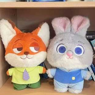 可爱礼物疯狂动物城可爱朱迪尼克兔子警长毛绒玩具玩偶公仔