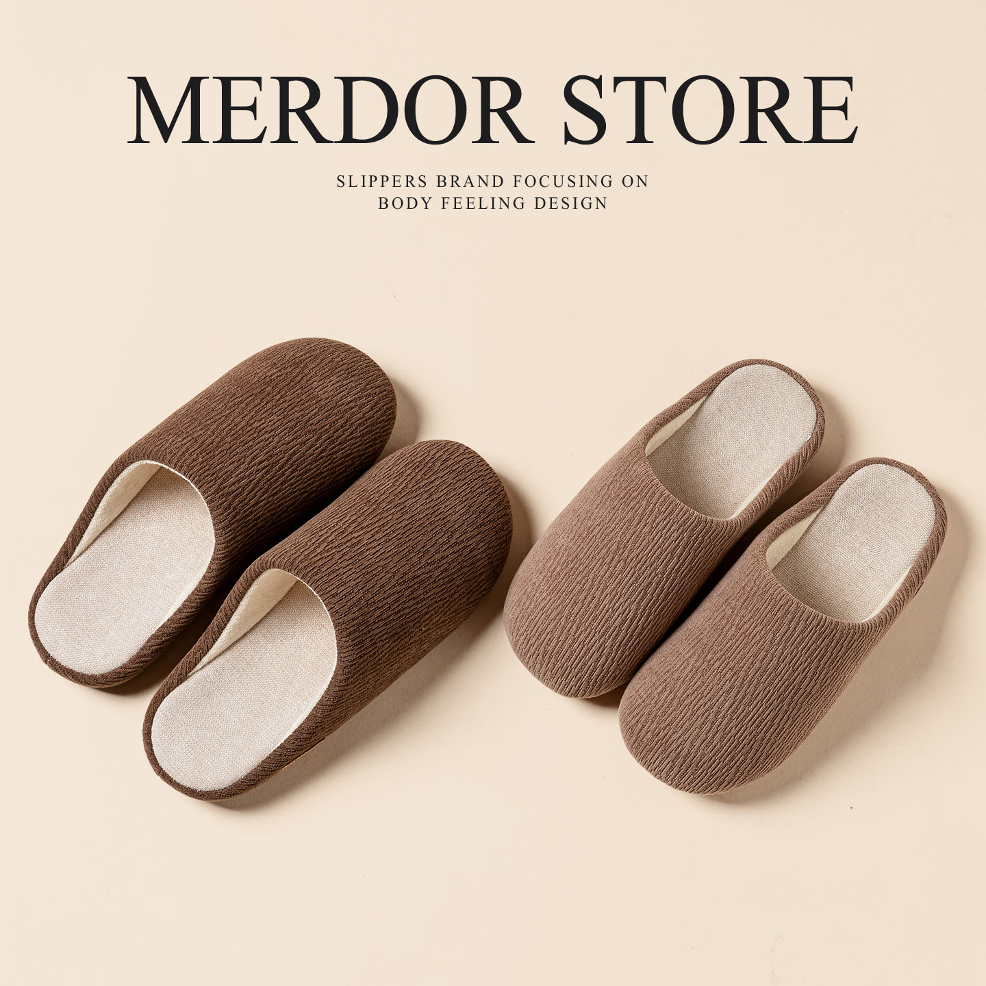 棉拖鞋女秋冬季室内居家用防滑软底办公室轻薄透气布拖鞋男士春秋