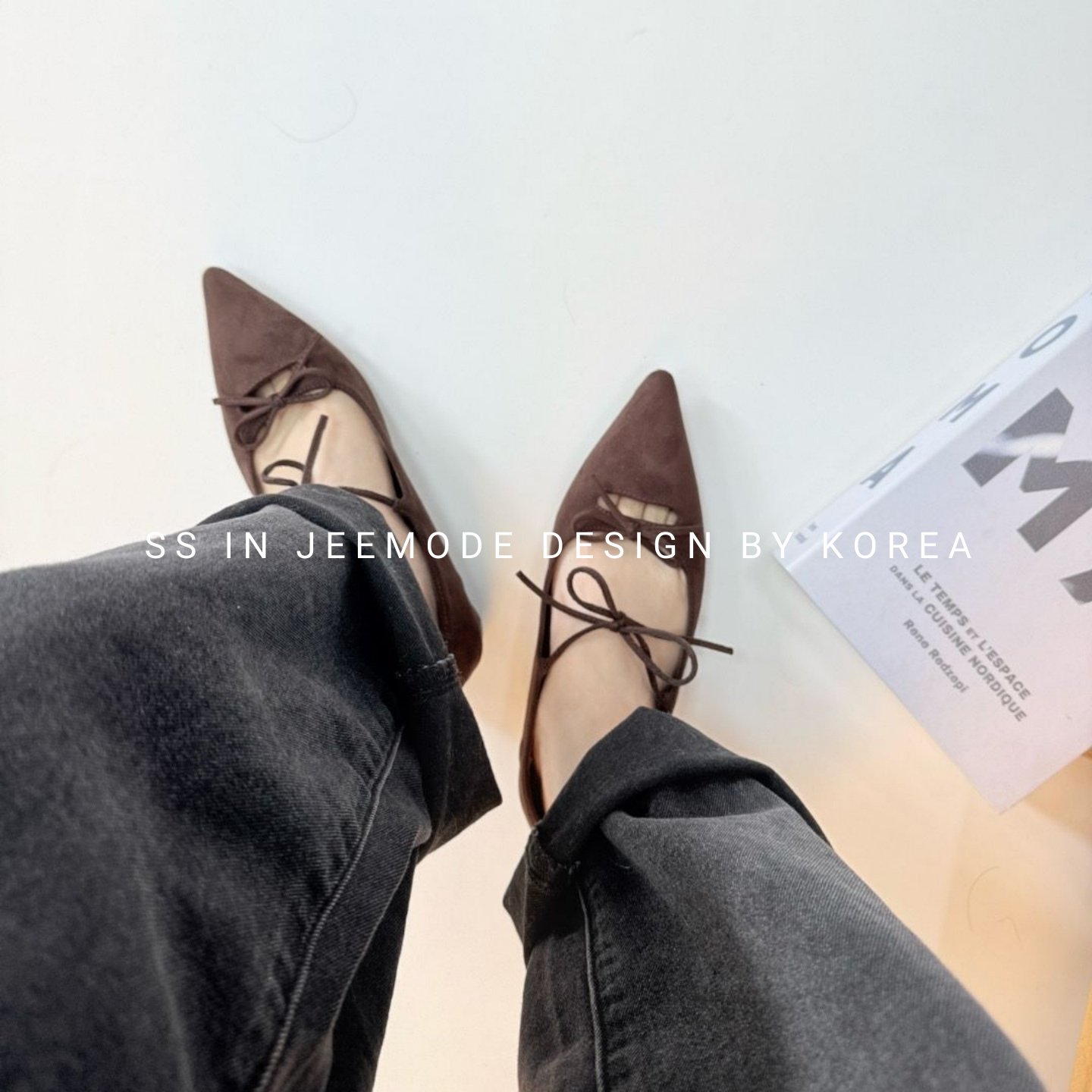 小池在首尔早春新款法式尖头蝴蝶结浅口玛丽珍鞋平底单鞋通勤鞋女,女鞋,浅口单鞋,淘宝优惠券,粉丝福利购,淘宝优惠卷