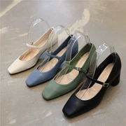 Dongdaemun 2019 của Hàn Quốc mới thoải mái giản dị giản dị cá tính với đôi giày đế thấp đế giữa - Giày cắt thấp