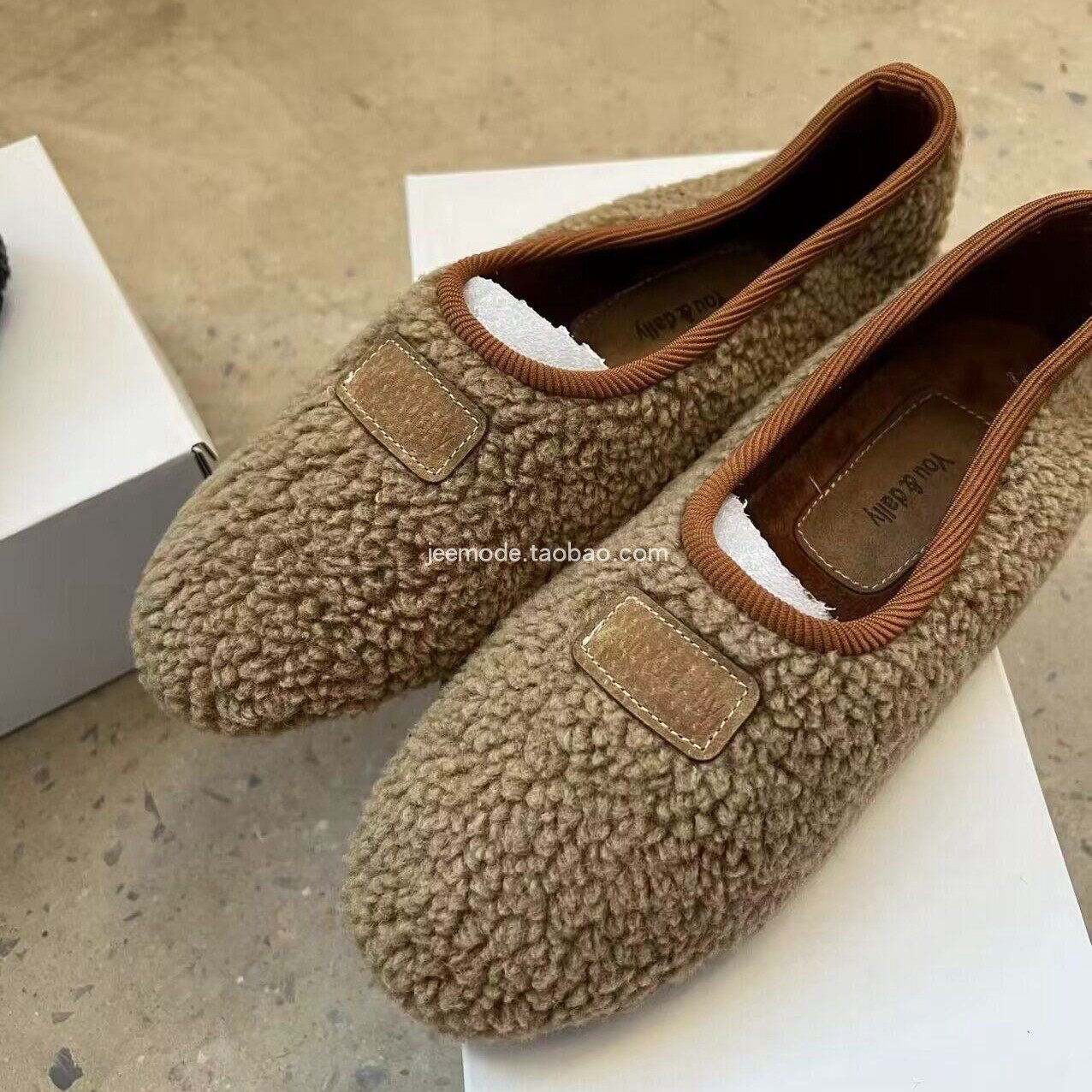 (清!现货)小池在首尔24冬季圆头平底加绒保暖简约时尚休闲棉鞋女,女鞋,棉鞋,淘宝优惠券,粉丝福利购,淘宝优惠卷