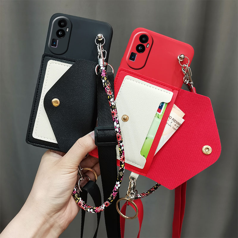 oppo reno 10pro手机壳9双层8零钱7卡包6可背5斜挎4手提3绳PHU110软2女Z款se防摔女款