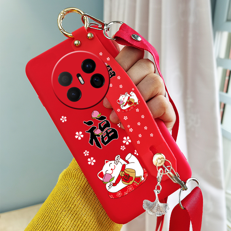 适用华为mate70air手机壳腕带SUP-AL90保护套斜挎背带新款挂脖5g挂脖斜挎式斜挎式外壳新年软可背带新款带软