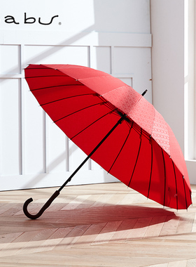 Mabu日本进口复古江户雨伞商务长柄伞抗风暴雨伞晴雨伞男女