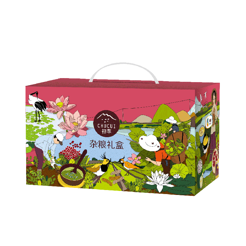 中粮福临门杂粮礼盒初萃3200g五谷粗粮组合大礼包客户礼福利团购