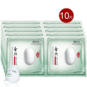 美肤宝蚕丝面膜补水保湿滋润清洁毛孔改善肤色淡化提亮舒缓精华女