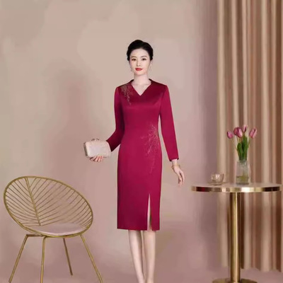 Qipao Chinese Traditional Dress Cheongsam Chipao古蕴热卖中国